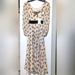 SALONI Denise Silk Bow Dress